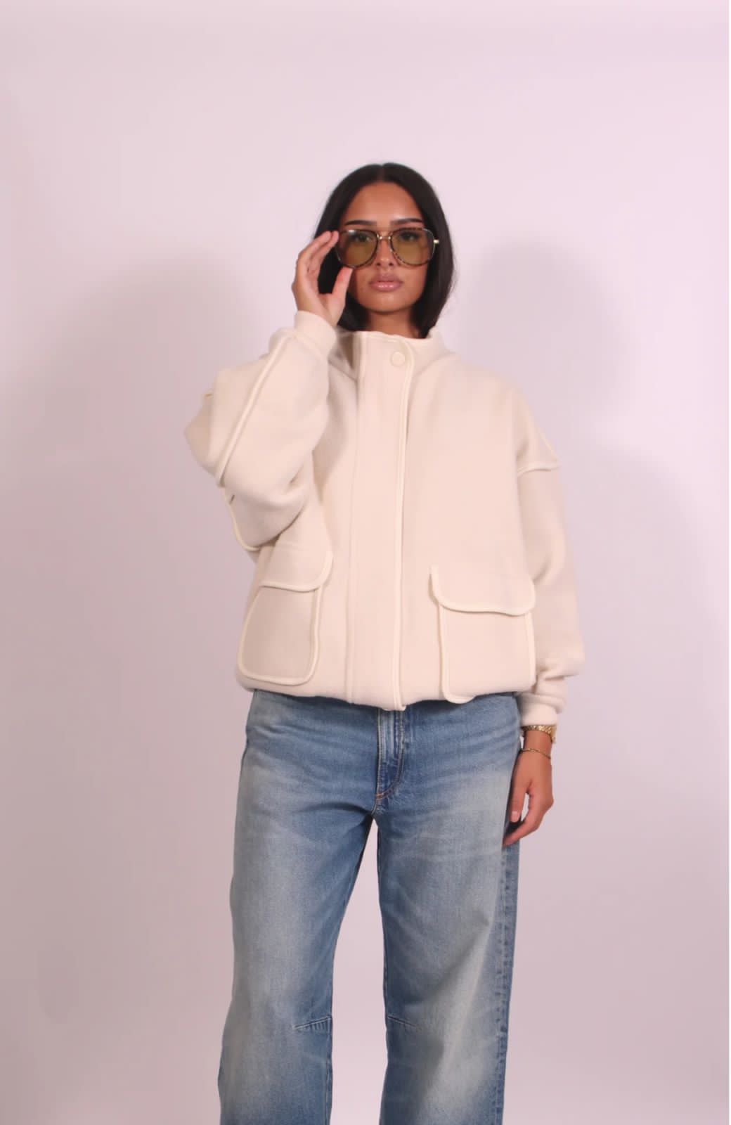 Jacket Offwhite Wool