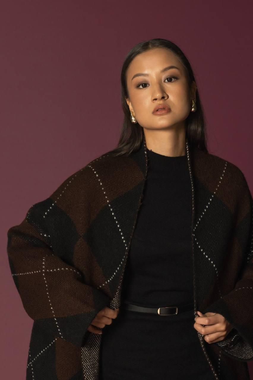 Cardigan Brown Argyle