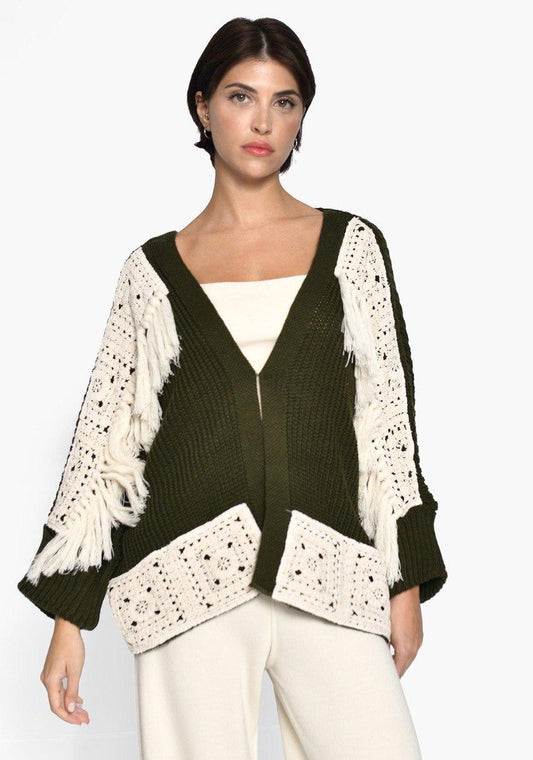 Cardigan Olive Crochet